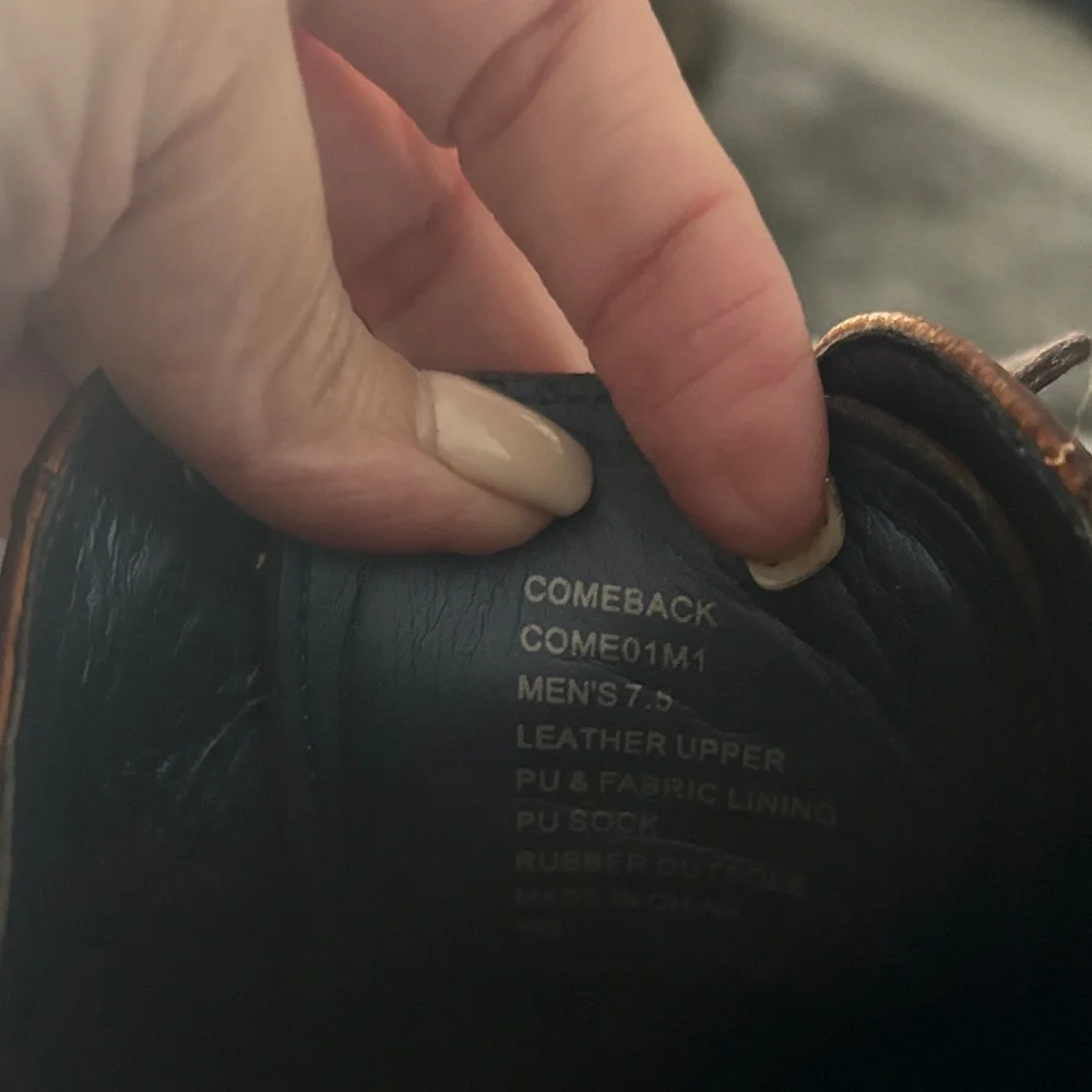 Steve Madden Dark Brown Leather Oxfords - Picture 9 of 10